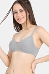 Rosaline Cyber Grove Double Layered Non Wired 3/4th Coverage T-Shirt Bra (Pack of 2) - Multicolor — thumbnail 8